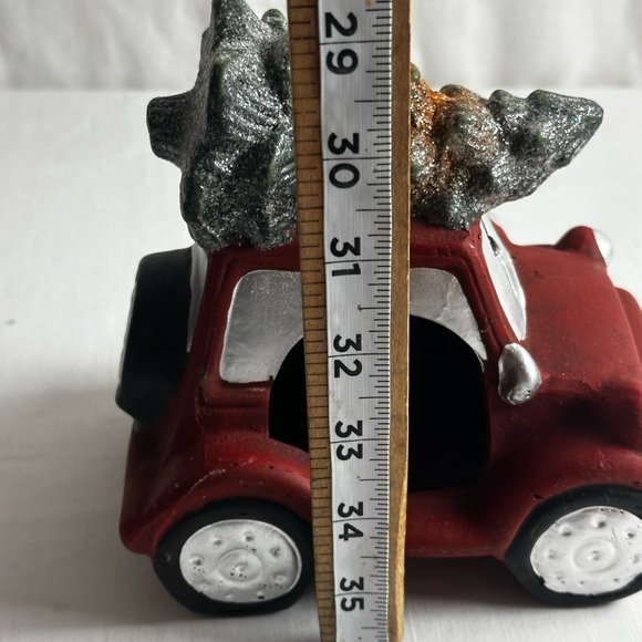 Jeep Christmas Votive Candle holder, Features a Christmas Tree on Top - Picture 10 of 12